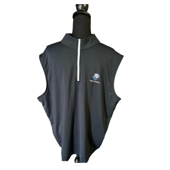 Peter Millar Vest Galway Performance 1/4 Zip Stretch - Picture 1 of 8